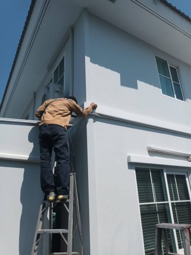 แก้ไขสวิตช์ไฟน้ำพุมาเปิดปิดที่บ้านน๊อคดาว